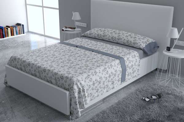 Juego de sábanas estampadas ANSÓ (3 piezas) Cama de 135 - 180/190/200 cms.