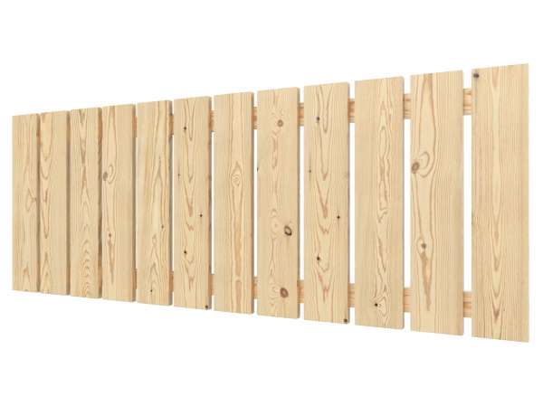 Cabecero de madera Rústico Córcega para cama de 80 (90 50 cms)